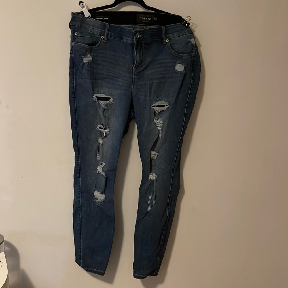 Torrid bombshell skinny jeans